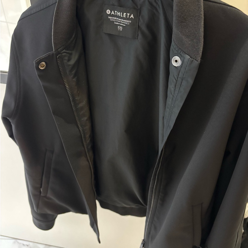 Athleta Black Bomber